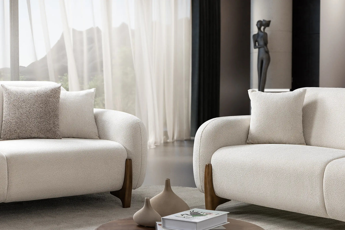 Canapea 3 locuri, semiextensibila Moderna Boucle Belize – Maxinova (imaginea 2)