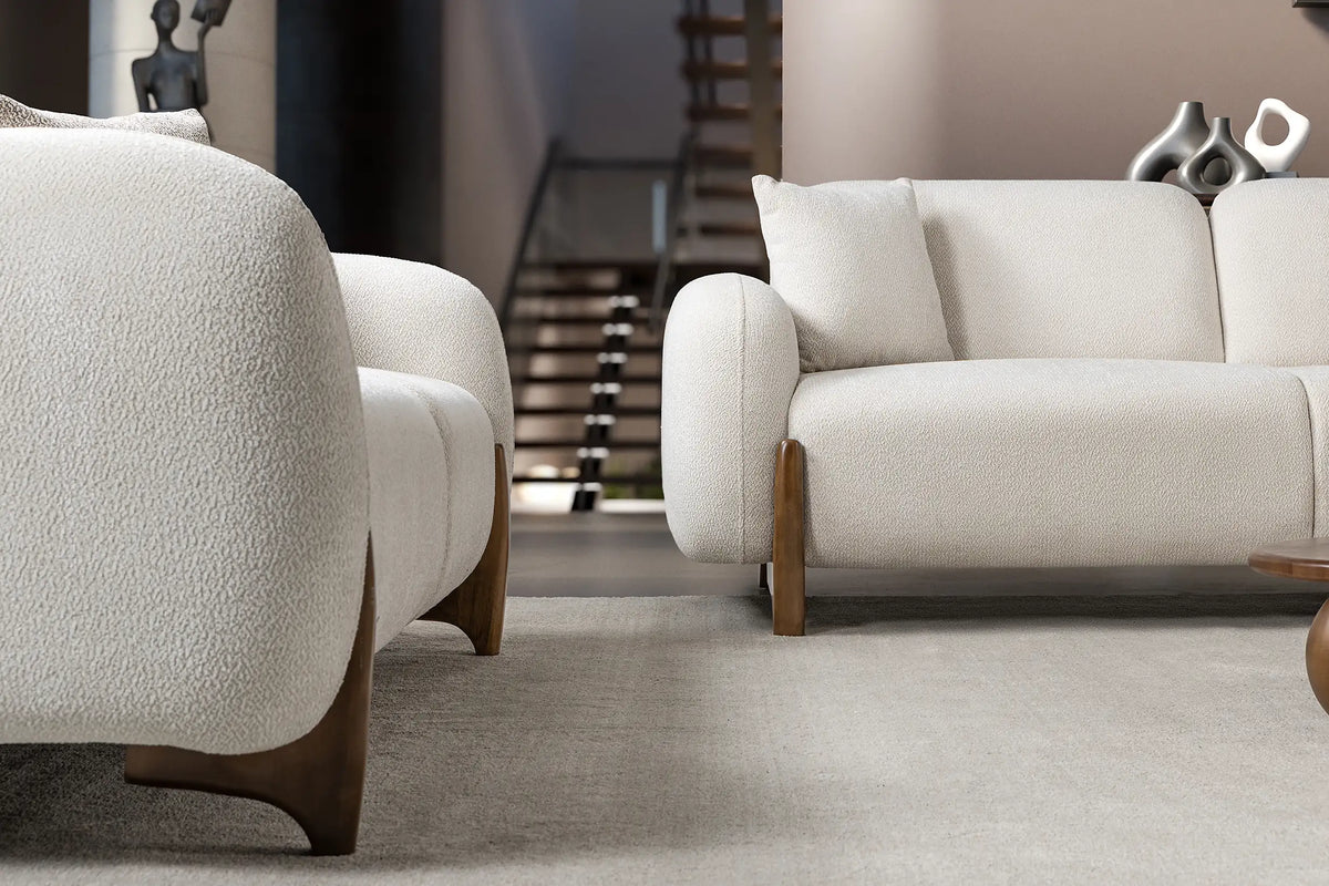 Canapea 3 locuri, semiextensibila Moderna Boucle Belize – Maxinova (imaginea 4)
