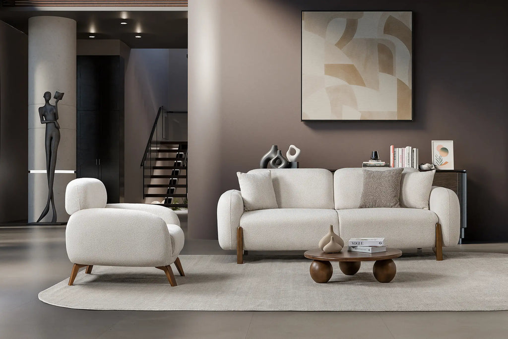 Fotoliu modern Boucle Belize – Maxinova (imaginea 3)