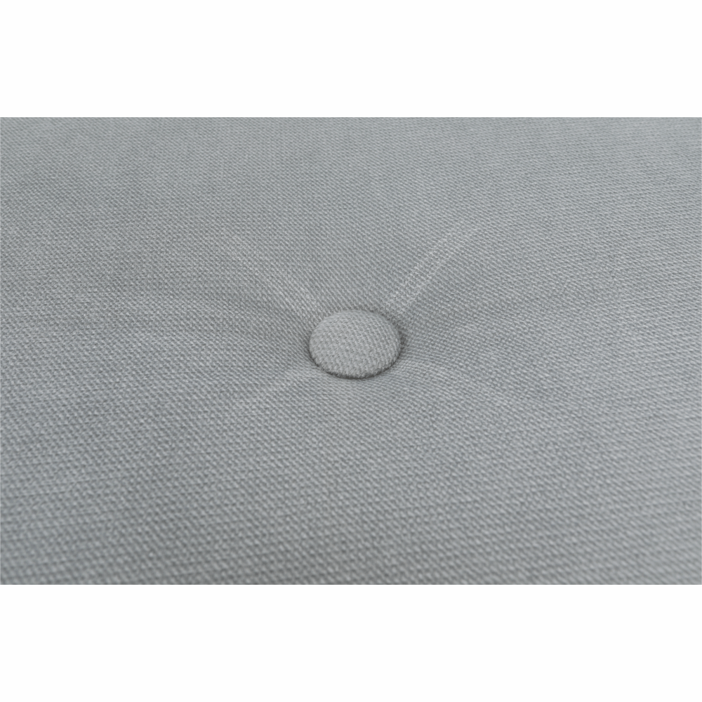 Taburet RUFINO, gri deschis / nuc