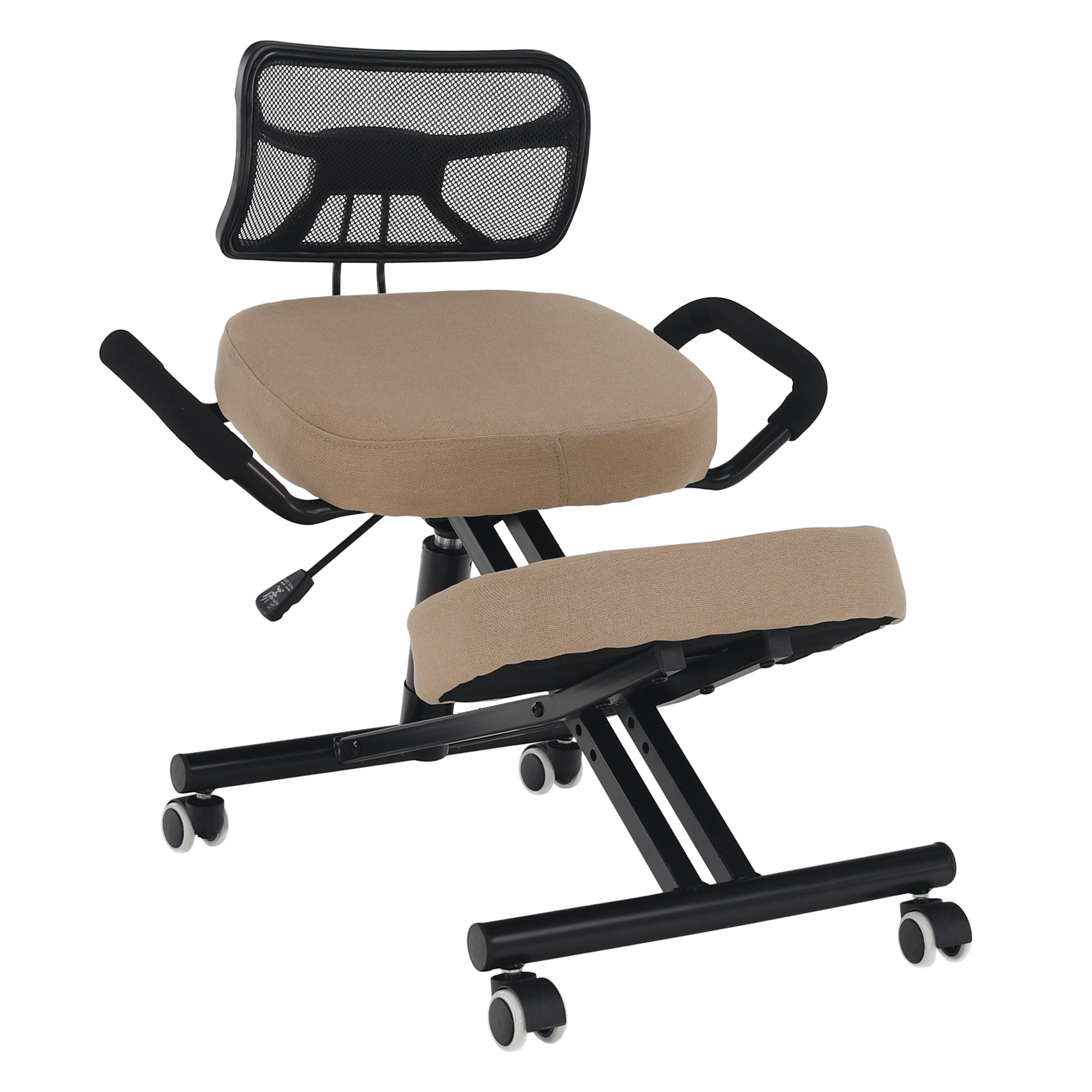 Scaun ergonomic tapitat RUFUS, vedere 6