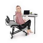 Scaun de ingenunchiere ergonomic, gri-maro Taupe / negru, RUFUS