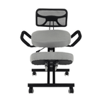 Scaun de ingenunchiere ergonomic, gri-maro Taupe / negru, RUFUS