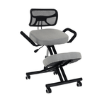 Scaun de ingenunchiere ergonomic, gri-maro Taupe / negru, RUFUS