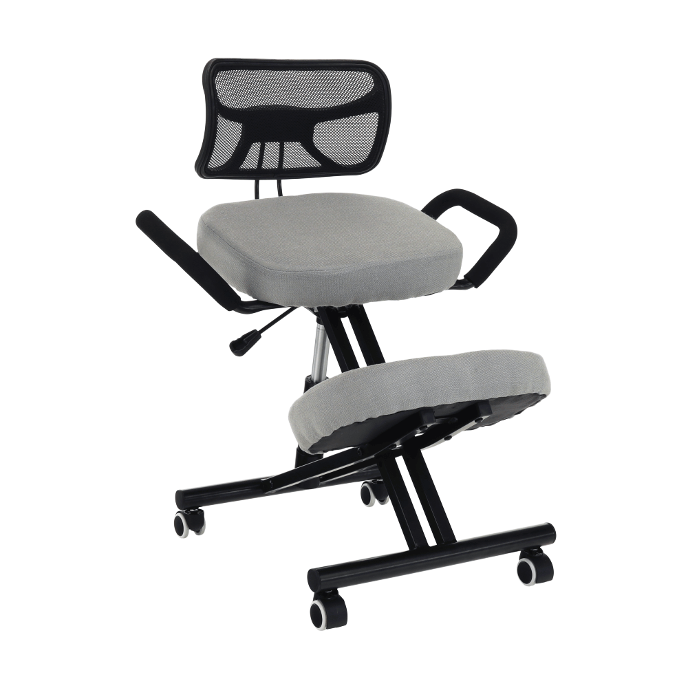 Scaun de ingenunchiere ergonomic, gri-maro Taupe / negru, RUFUS