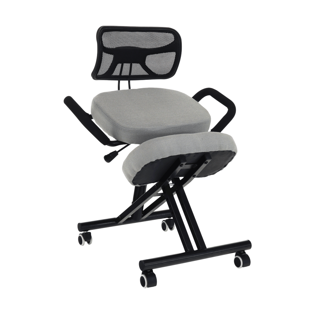 Scaun de ingenunchiere ergonomic, gri-maro Taupe / negru, RUFUS