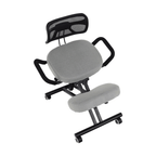 Scaun de ingenunchiere ergonomic, gri-maro Taupe / negru, RUFUS