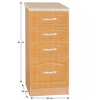 Dulap bucatarie modular LORA NEW KLASIK S40SZ4, vedere 3