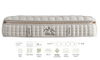 Saltea, alb / bej, medie, 160x200x32 cm, Babylon