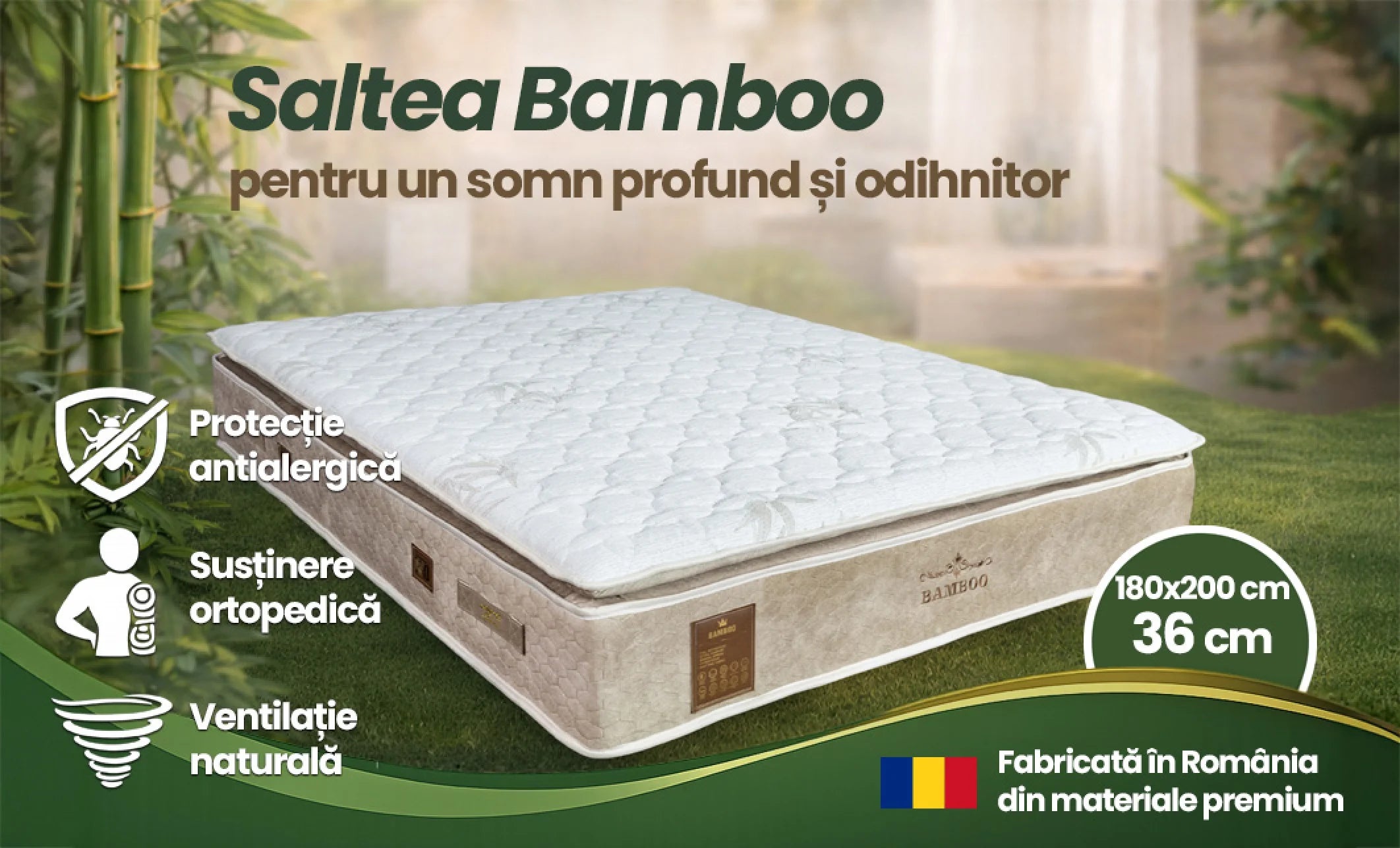 Saltea Bamboo, vedere 35