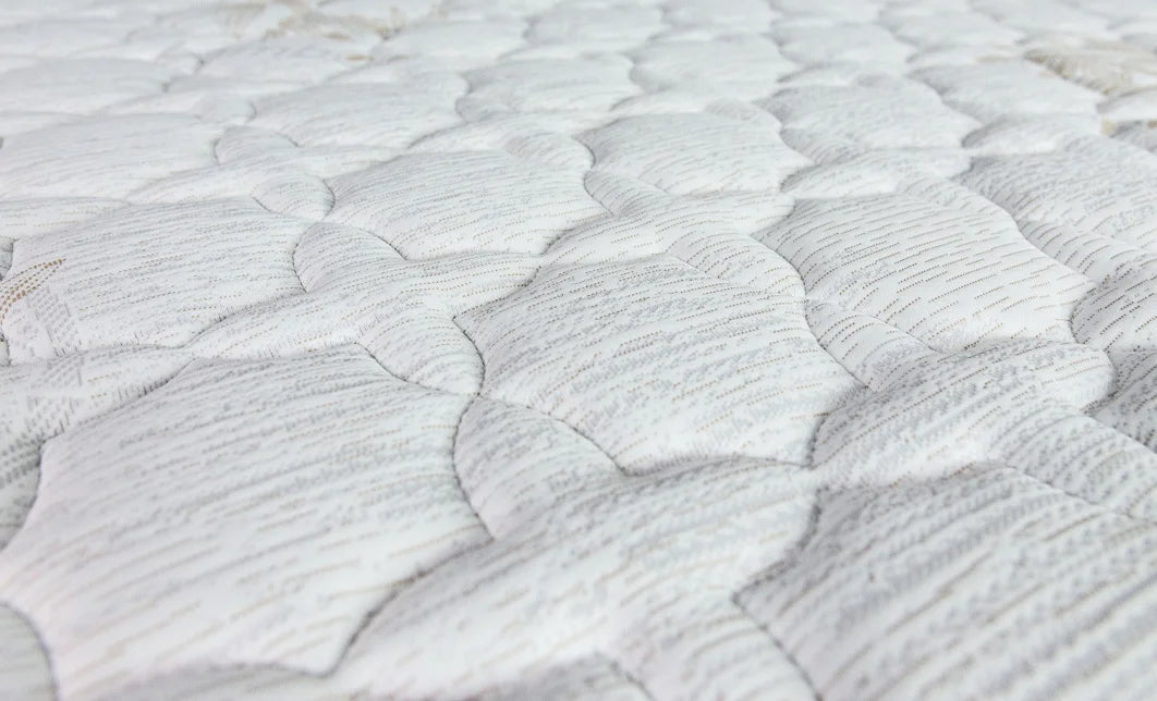 Saltea cu arcuri bonell, alb, medie, 160x200x33 cm, Bamboo