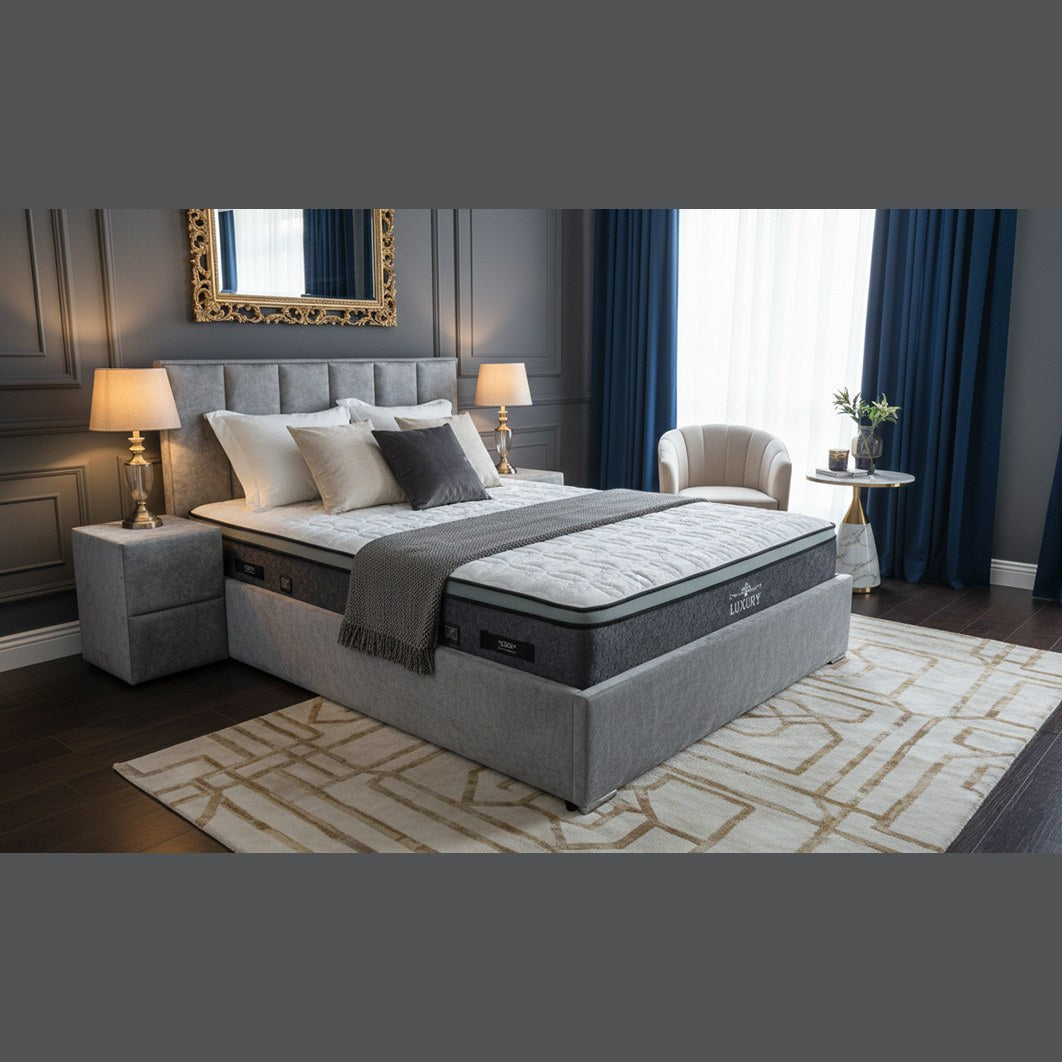Saltea cu arcuri Luxury Pocket în dormitor