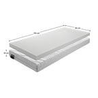 Saltea din spumă BE Elisse – schiță cu dimensiuni, imaginea 3