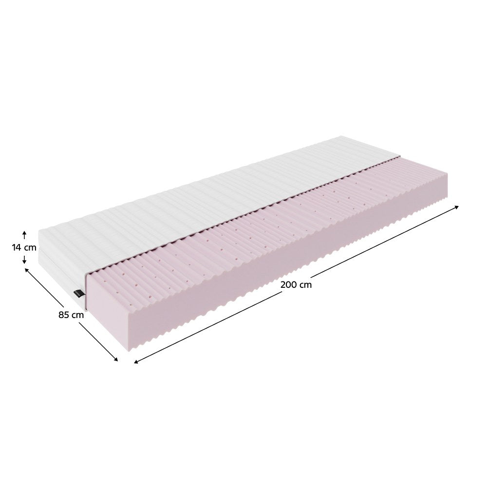 Saltea din spumă Mair – schiță cu dimensiuni, imaginea 2