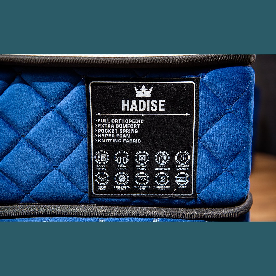 Saltea Hadise Blue în dormitor