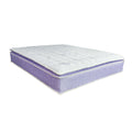 Saltea Lavanda, alb și violet, vedere din față