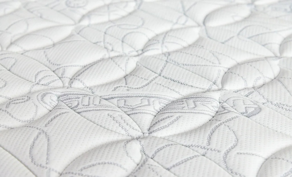 Saltea cu arcuri pocket, alb / gri, Luxury Pocket
