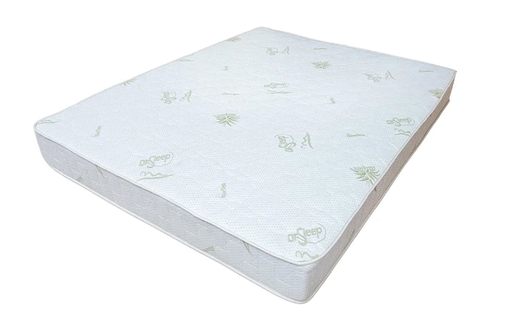 Saltea cu arcuri bonell, alb, Bonell Aloe Vera