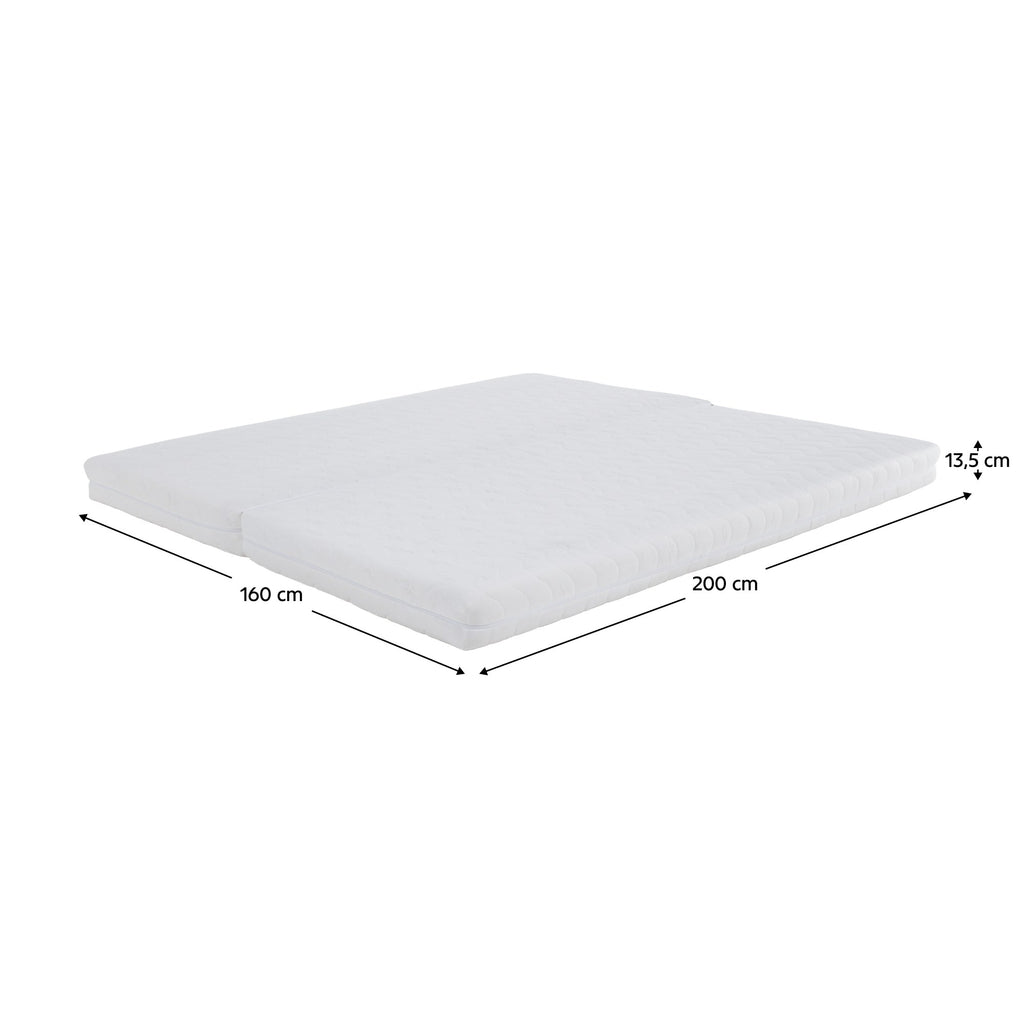 Saltea pliabilă Melk – schiță cu dimensiuni, imaginea 2