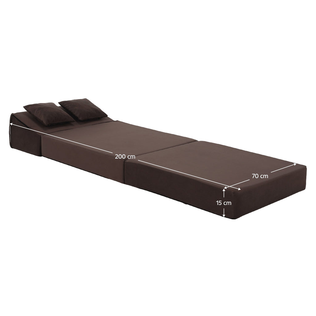 Saltea pliabilă Pelos – schiță cu dimensiuni