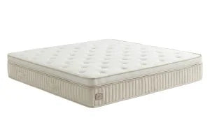 Saltea, alb, ferma, 160x200x33 cm, Aura Sleep