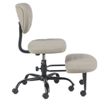 Scaun kneeling SAMER, gri maro / negru