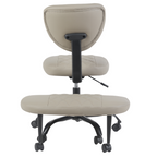 Scaun kneeling SAMER, gri maro / negru