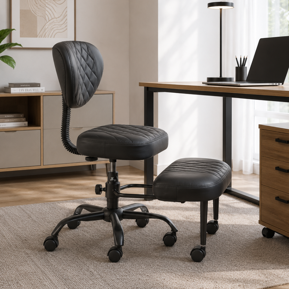 Scaun kneeling SAMER, negru