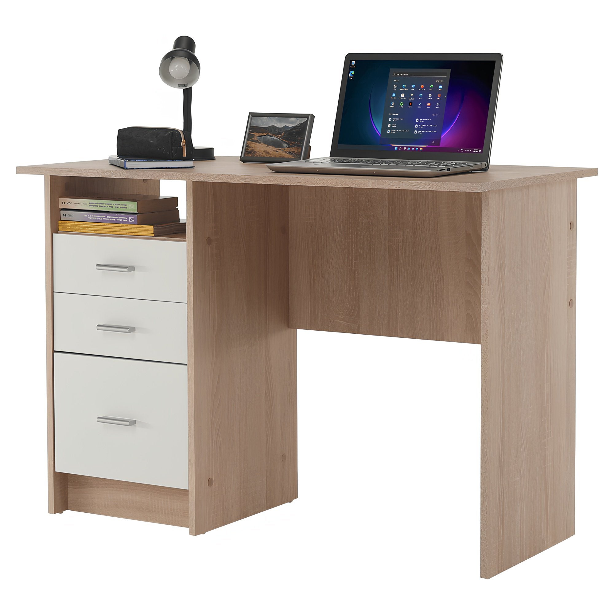 Birou PC SAMSON, stejar sonoma