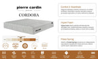 Saltea Pierre Cardin cu arcuri pocket, medie, 160x200x28 cm, Cordoba