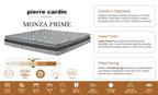 Saltea Pierre Cardin cu arcuri pocket, medie, 160x200x28 cm, Monza