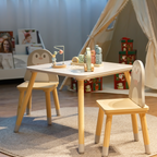 Mobilier copii SAVER, alb / gri