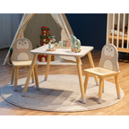Mobilier copii SAVER, alb / gri