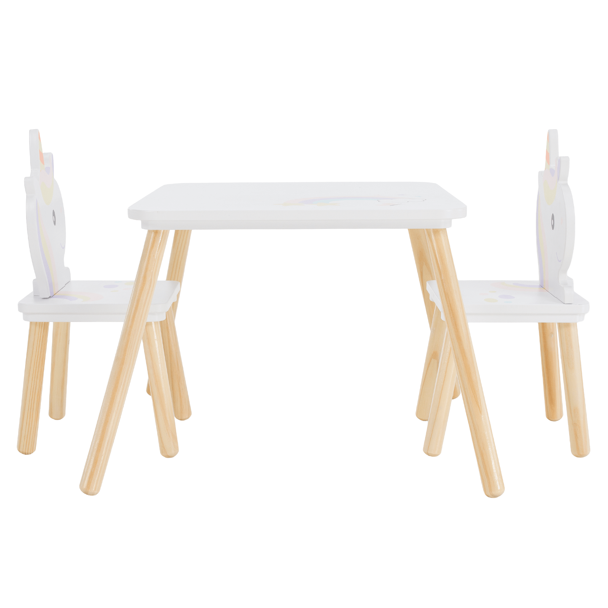 Mobilier copii SAVER, alb / natural