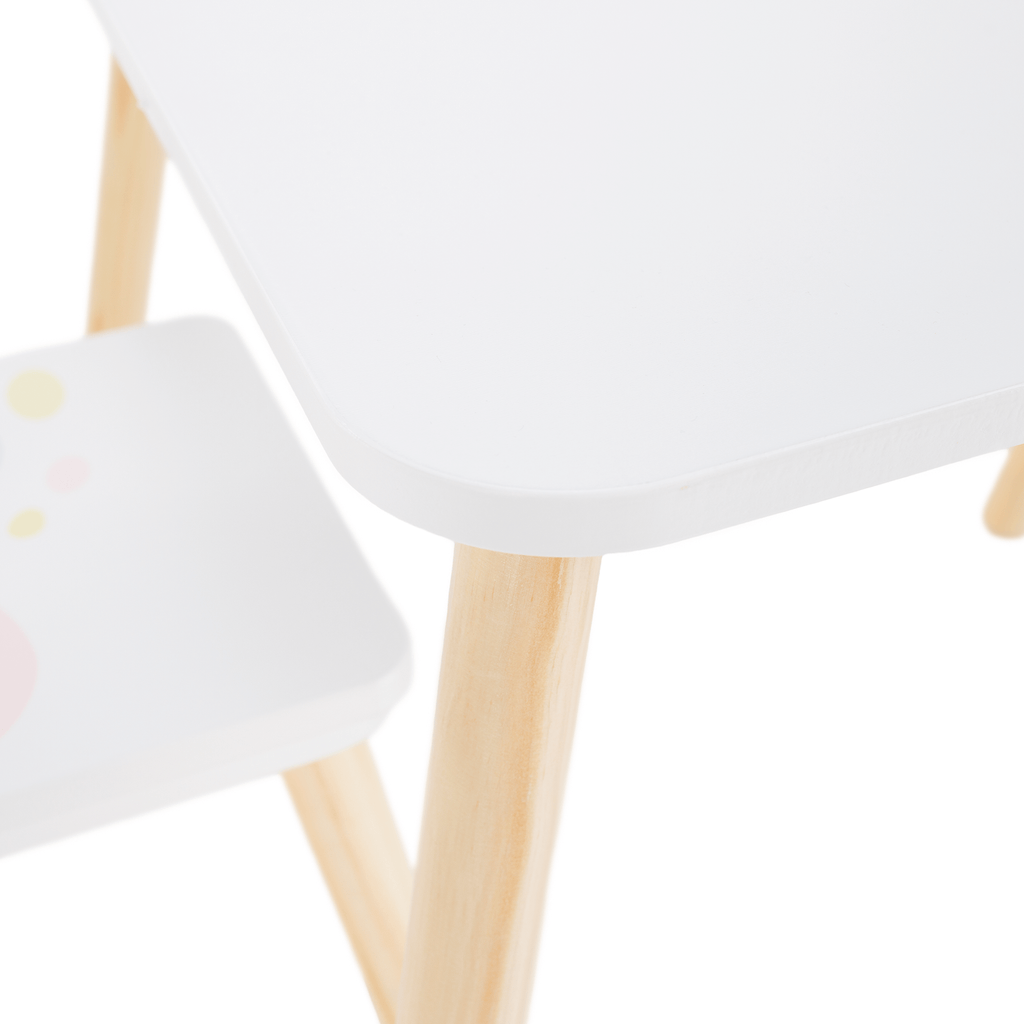 Mobilier copii SAVER, alb / natural