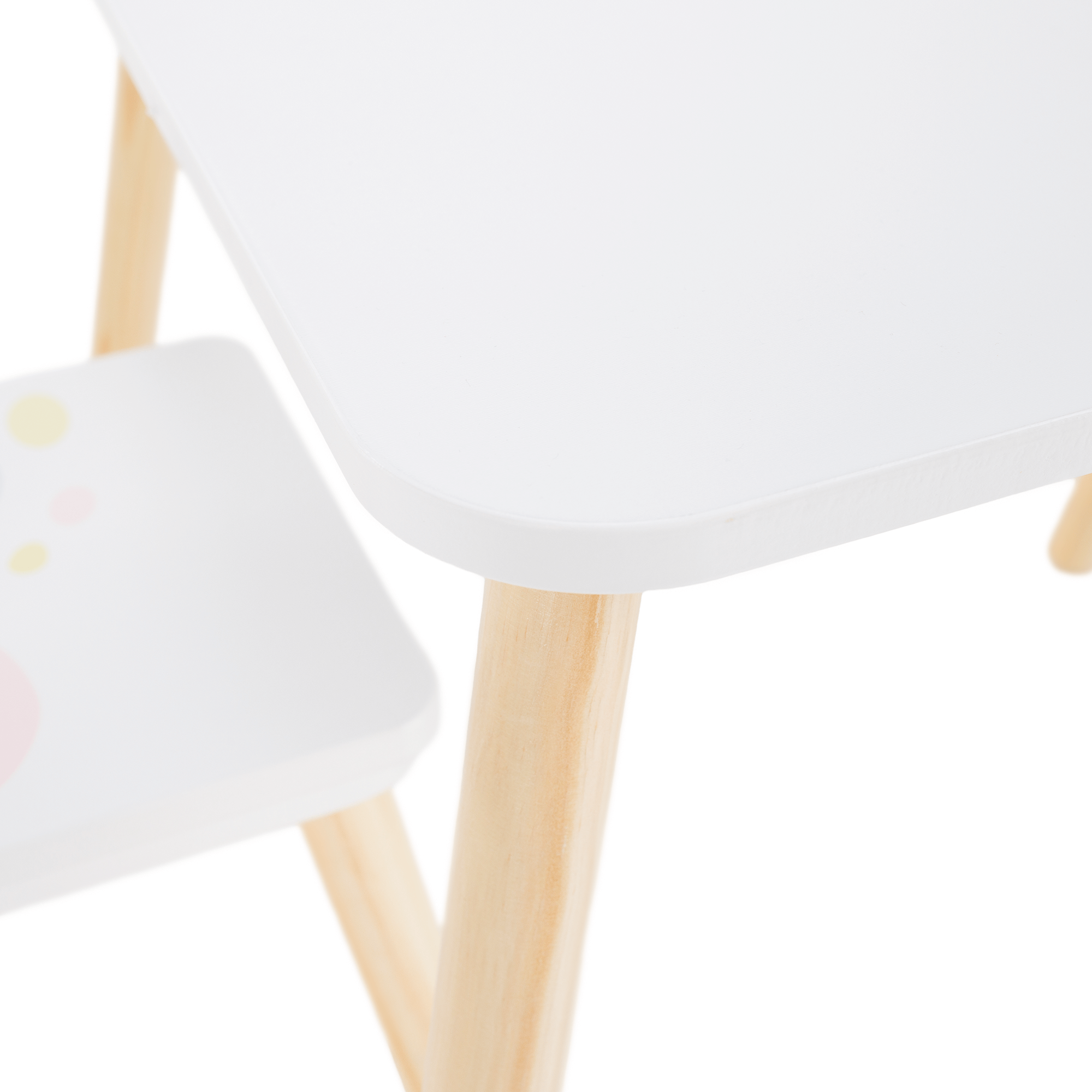 Mobilier copii SAVER, alb / natural