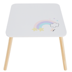 Mobilier copii SAVER, alb / natural