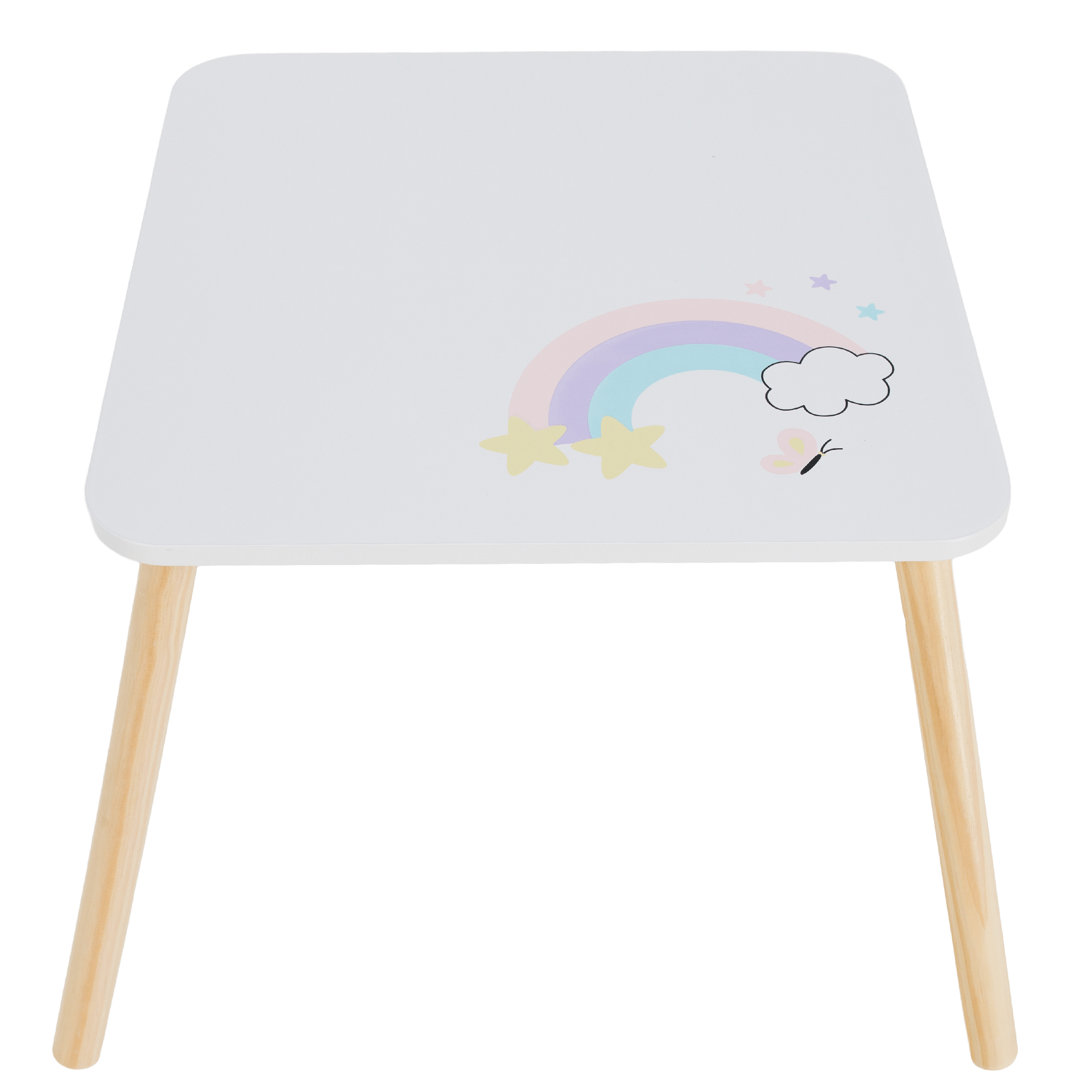 Mobilier copii SAVER, alb / natural