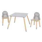 Mobilier copii SAVER, alb / gri