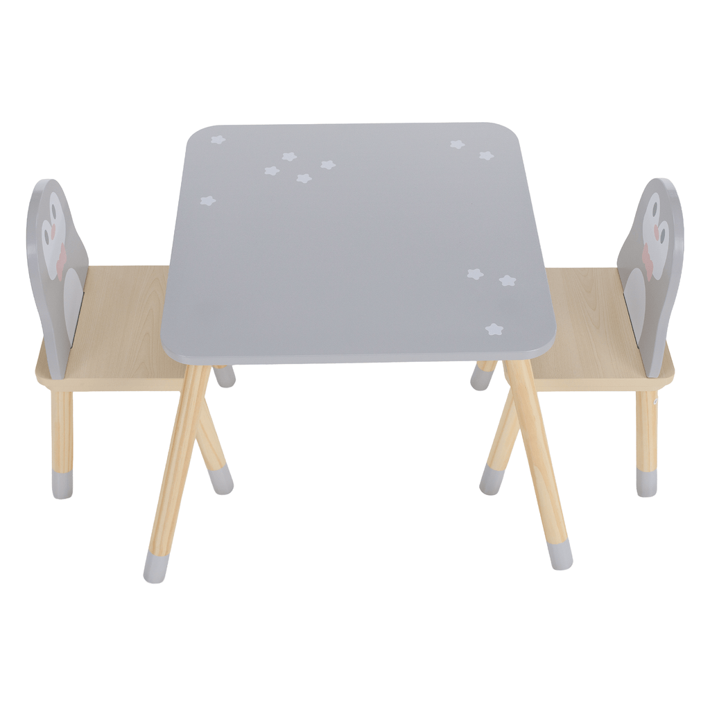 Mobilier copii SAVER, alb / gri