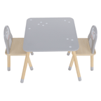 Mobilier copii SAVER, alb / gri