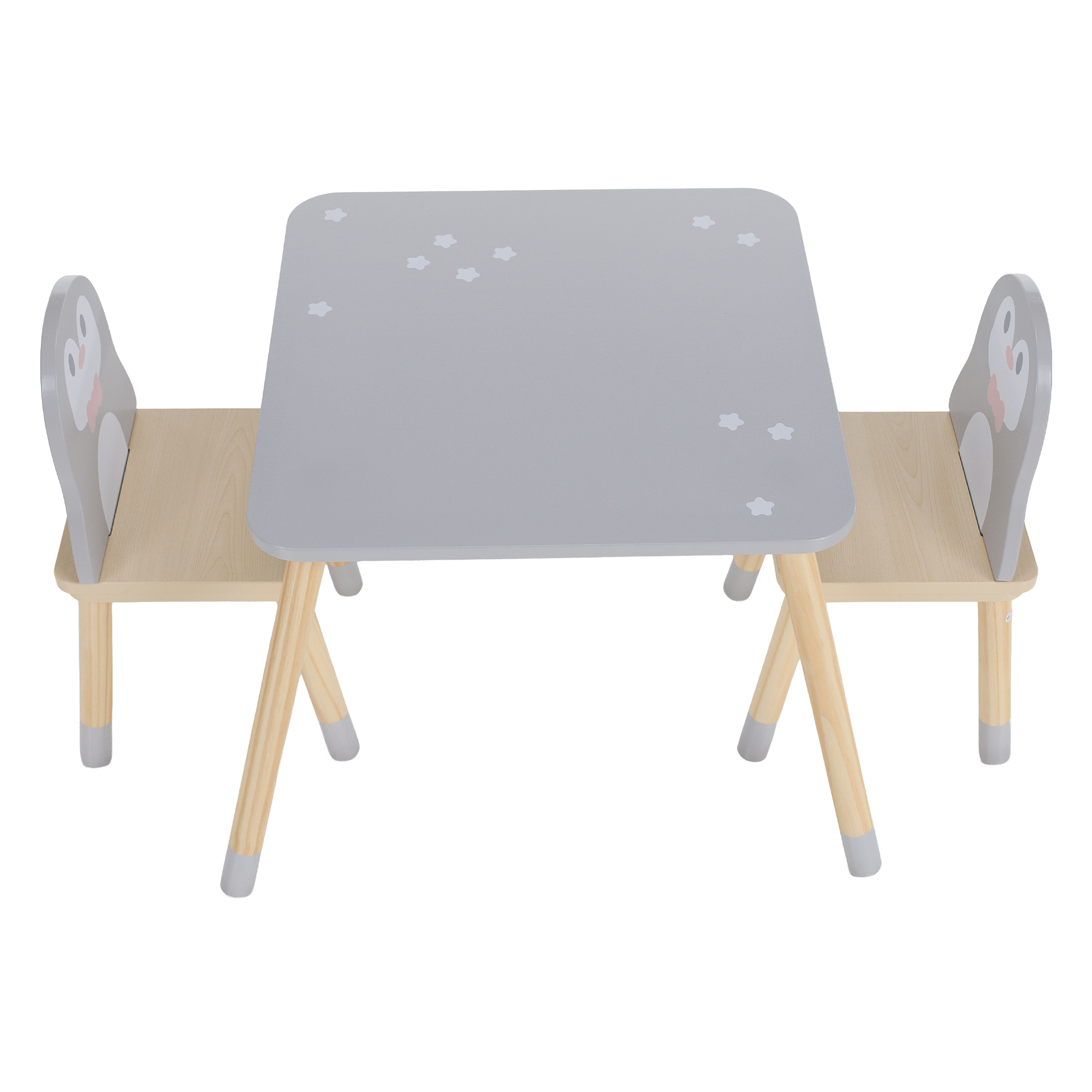 Mobilier copii SAVER, alb / gri