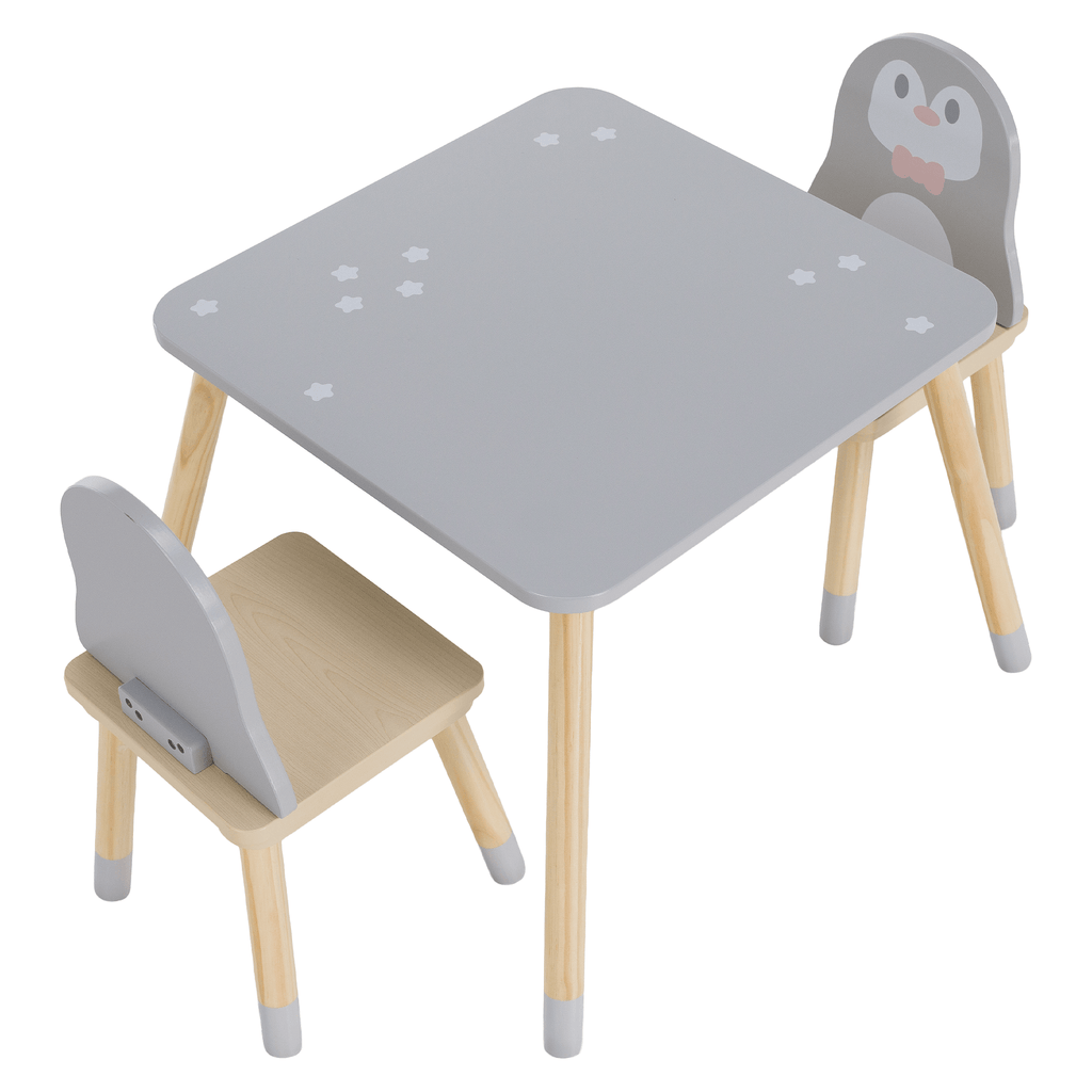 Mobilier copii SAVER, alb / gri
