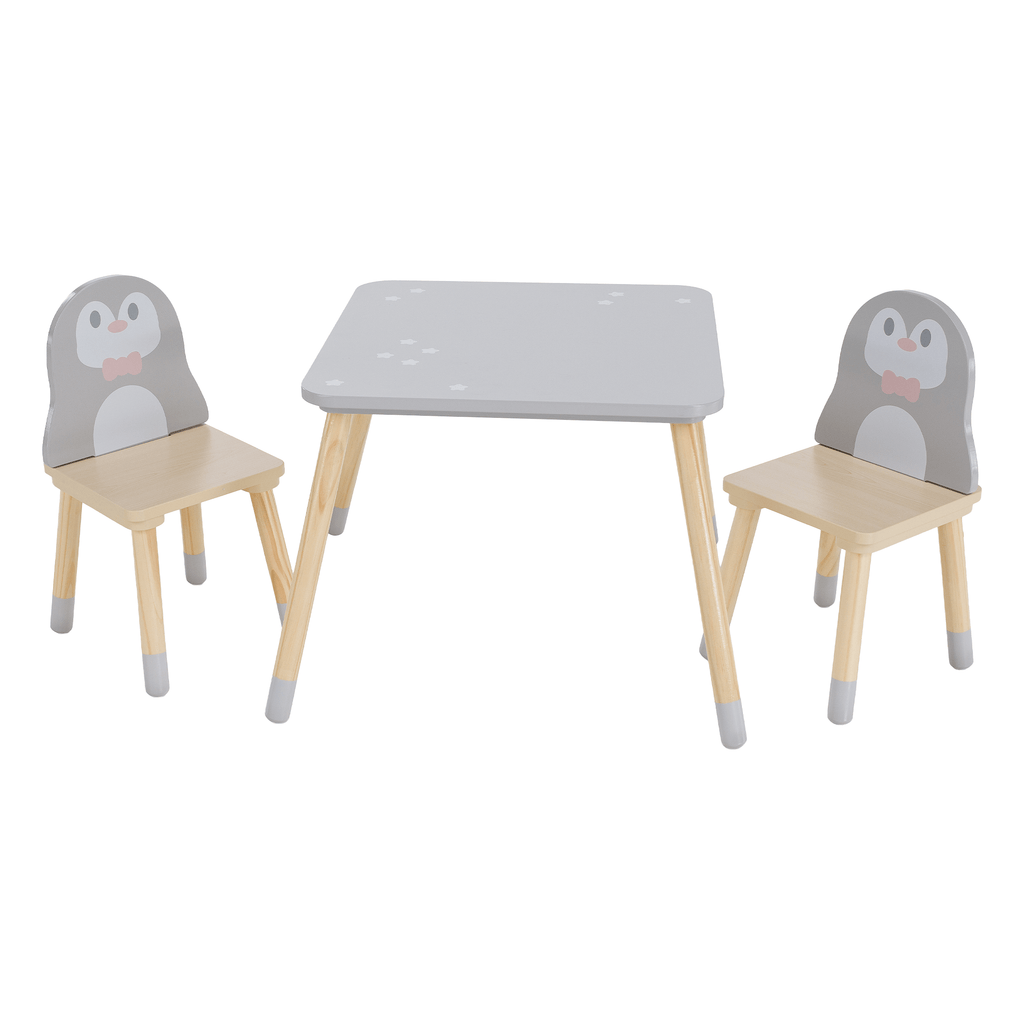 Mobilier copii SAVER, alb / gri