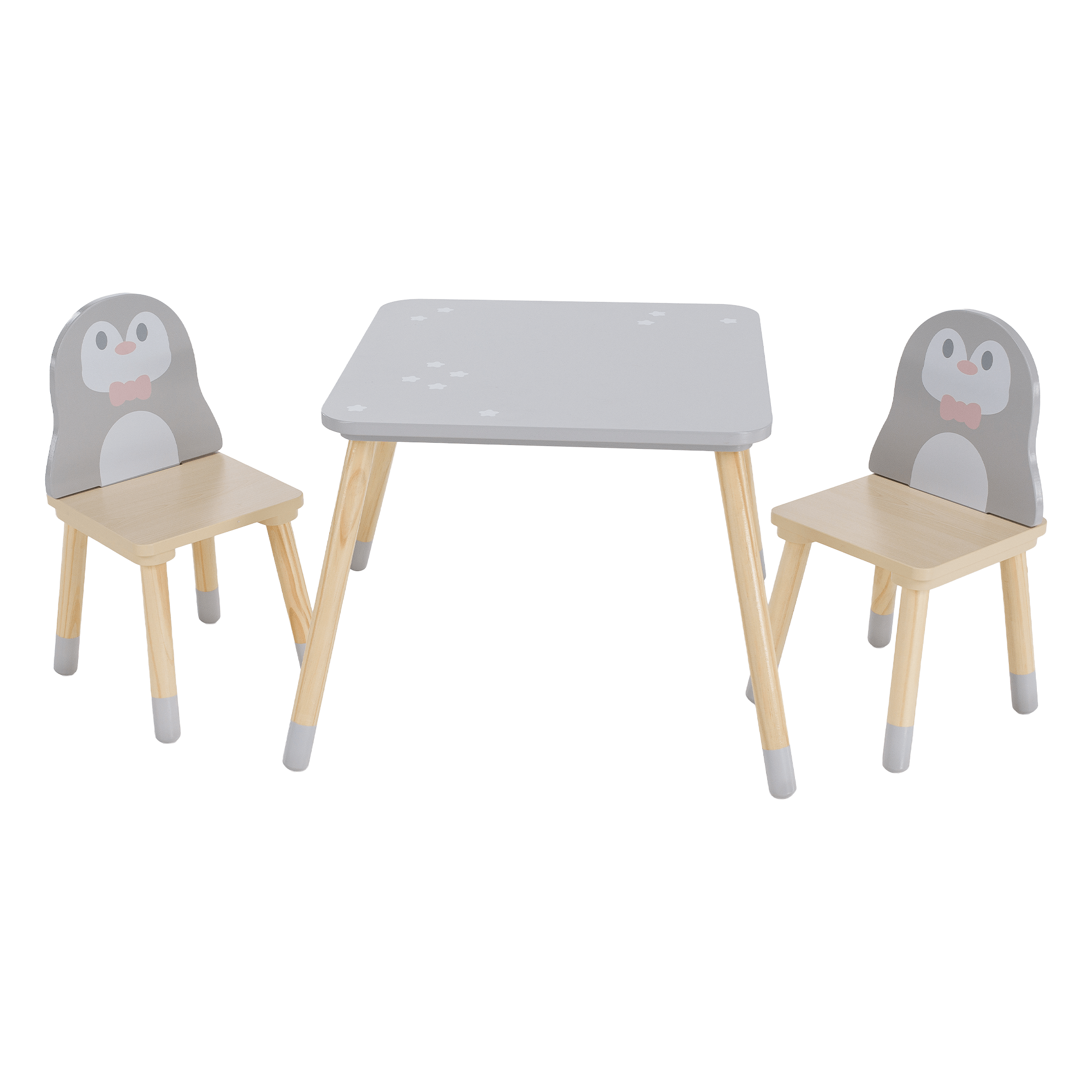 Mobilier copii SAVER, alb / gri