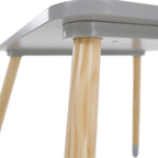 Mobilier copii SAVER, alb / gri