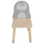 Mobilier copii SAVER, alb / gri