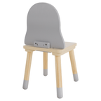 Mobilier copii SAVER, alb / gri