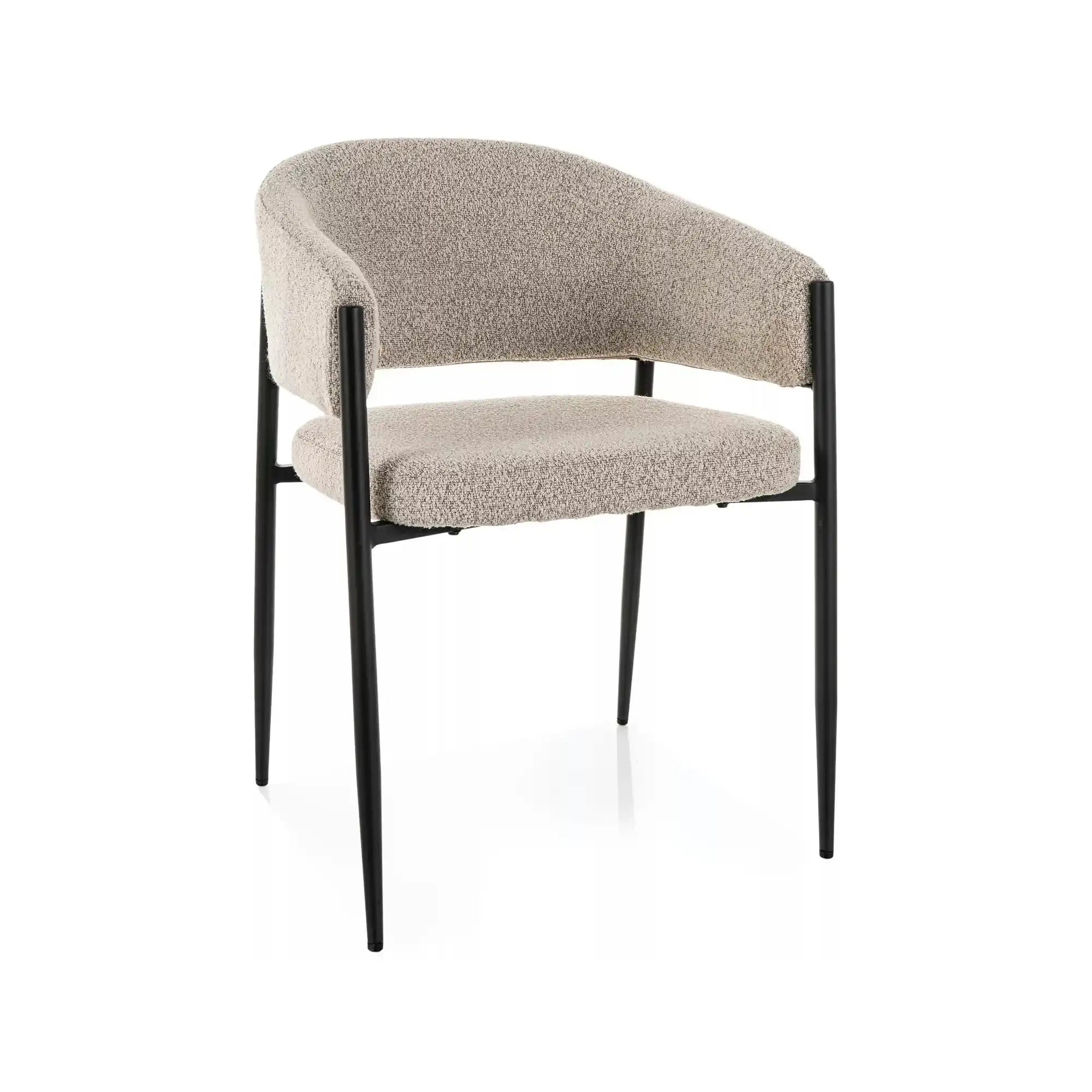 Scaun AKITA, bej/negru