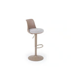 Scaun bar H127, cappuccino/gri